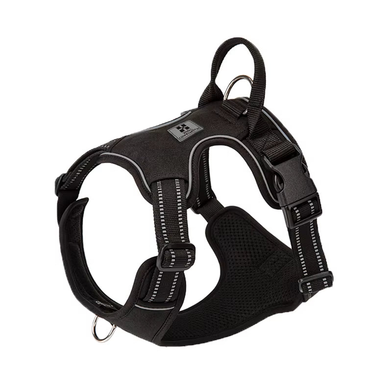 Dog Harness No Pull Reflective Pet Dog Chest Harness Adjustable for Small Medium Large Dogs Outdoor Walking